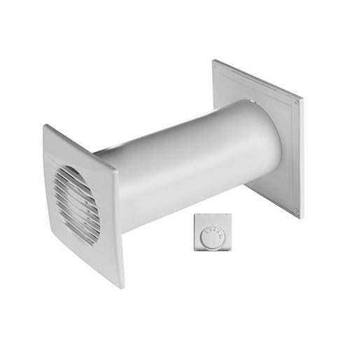 Récupérateur d'air chaud Heress pour poêle à bois avec conduit de Ø 130-150  mm DMO